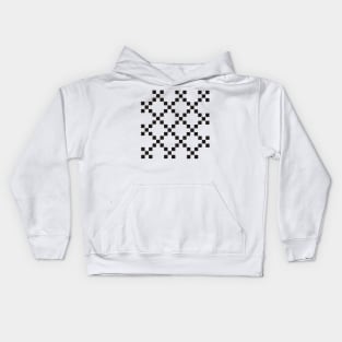 Checkered Squares Kids Hoodie